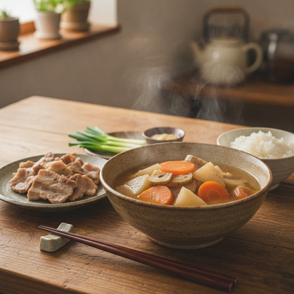 からだのはなし#3　手前味噌と根菜の、具だくさん味噌汁