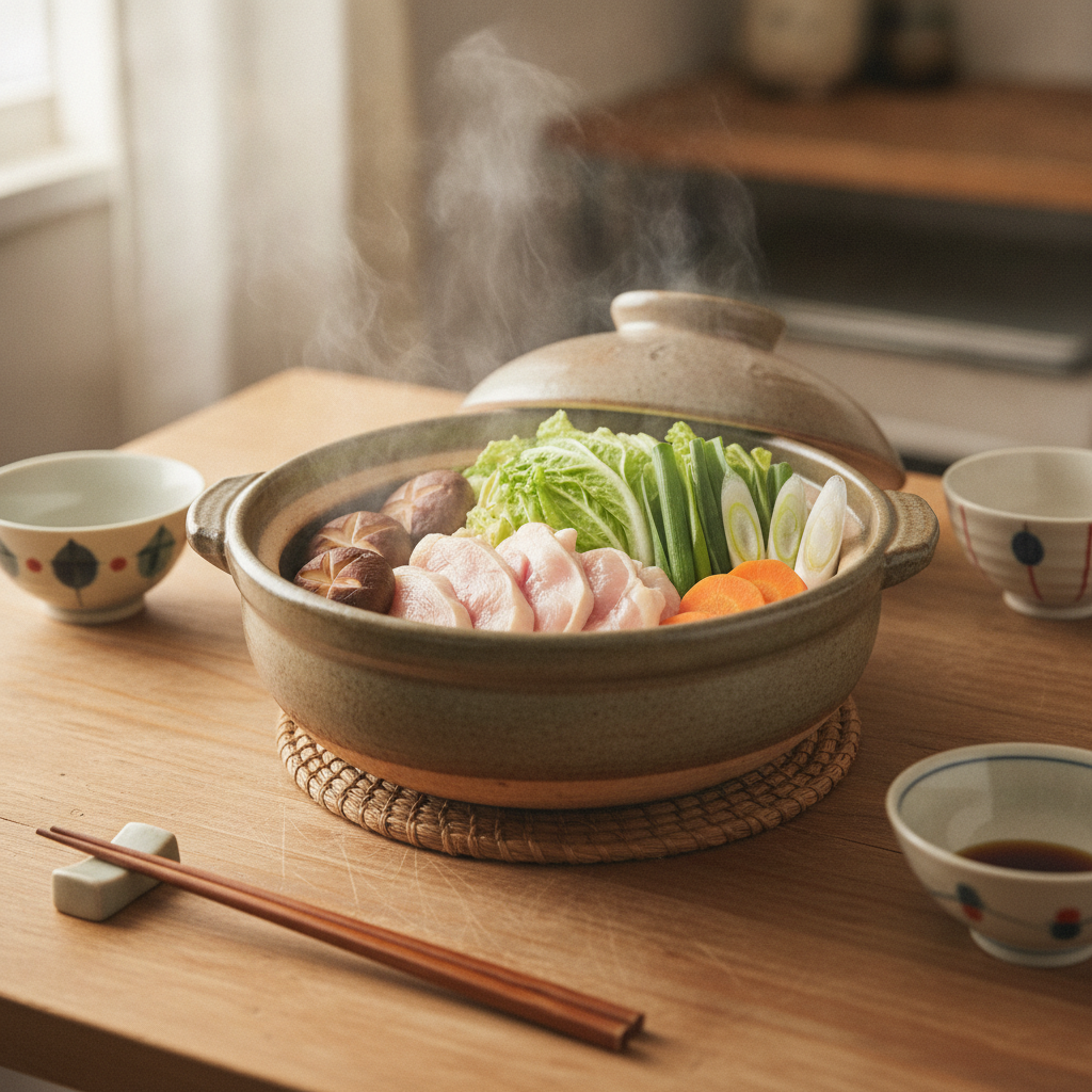 からだのはなし#7　鶏むね肉と野菜の、蒸し鍋