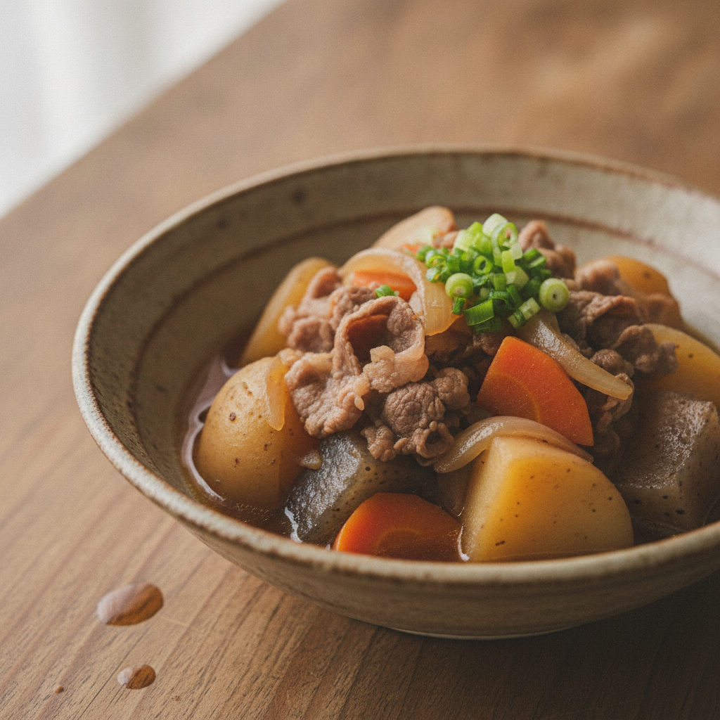 からだのはなし#20　千屋牛と根菜の、食べごたえ肉じゃが
