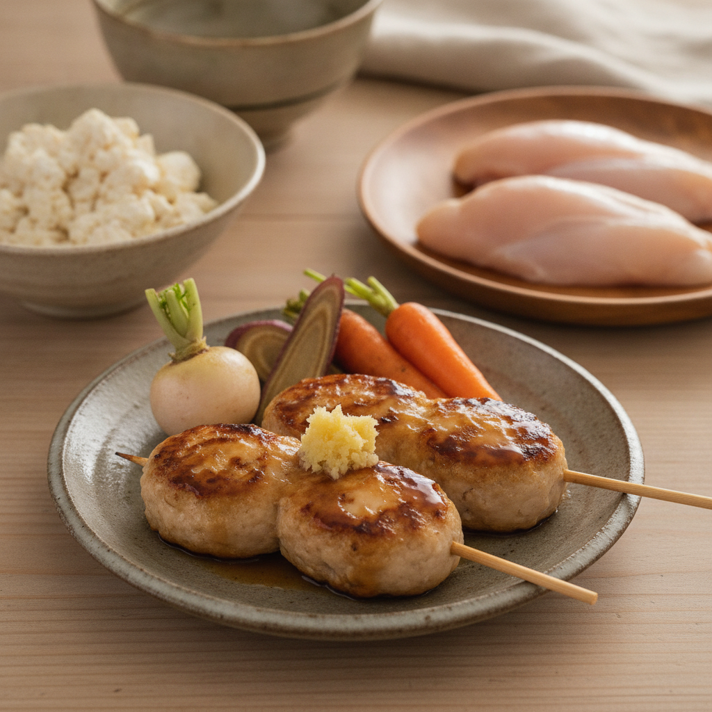 からだのはなし#23　神山鶏むね肉と豆腐の、つくね焼き