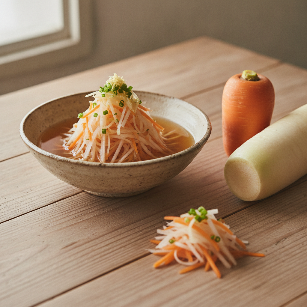 からだのはなし#50　大根とにんじんの、しょうが汁