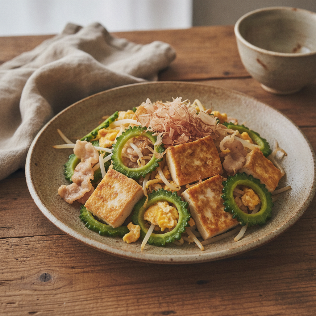 からだのはなし#56　豆腐と野菜の、チャンプルー風