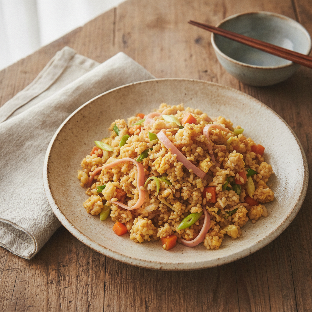 からだのはなし#63　カリフラワーの、シンプル炒飯風