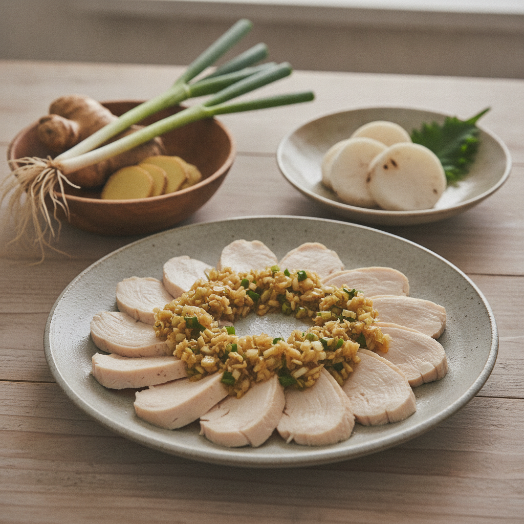 からだのはなし#66　鶏むね肉の、香味だれ蒸し