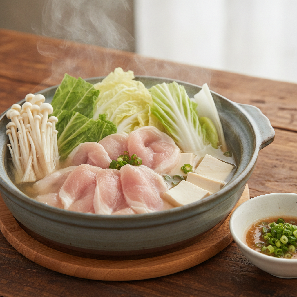 からだのはなし#72　鶏むね肉と豆腐の、しゃぶしゃぶ