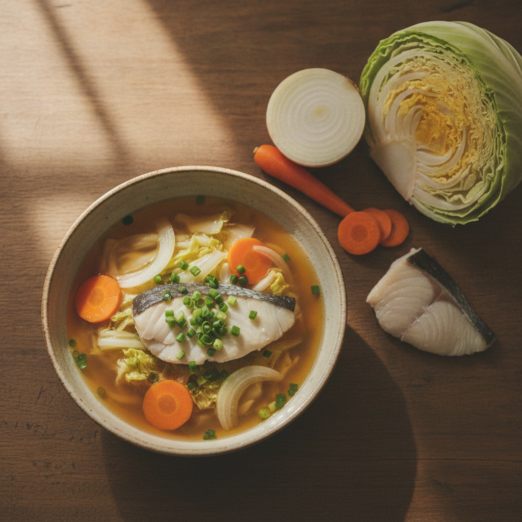からだのはなし#73　野菜と魚の、蒸し煮込み
