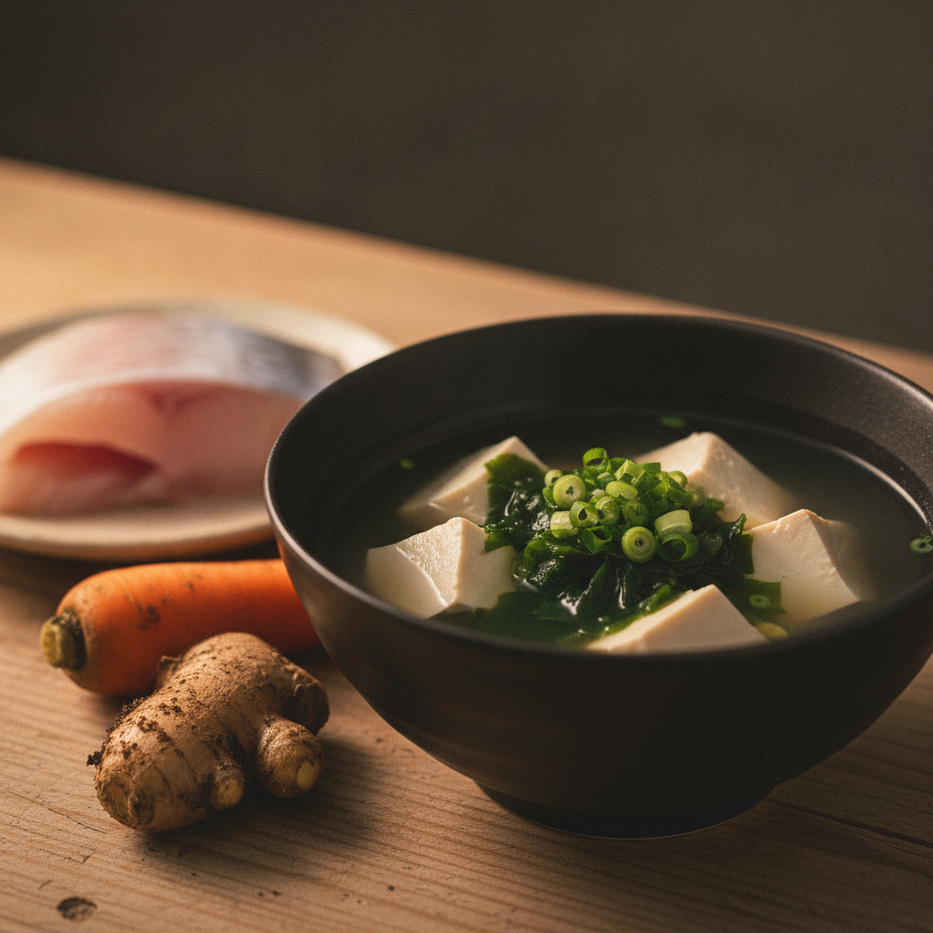 からだのはなし#85　豆腐とわかめの、すまし汁