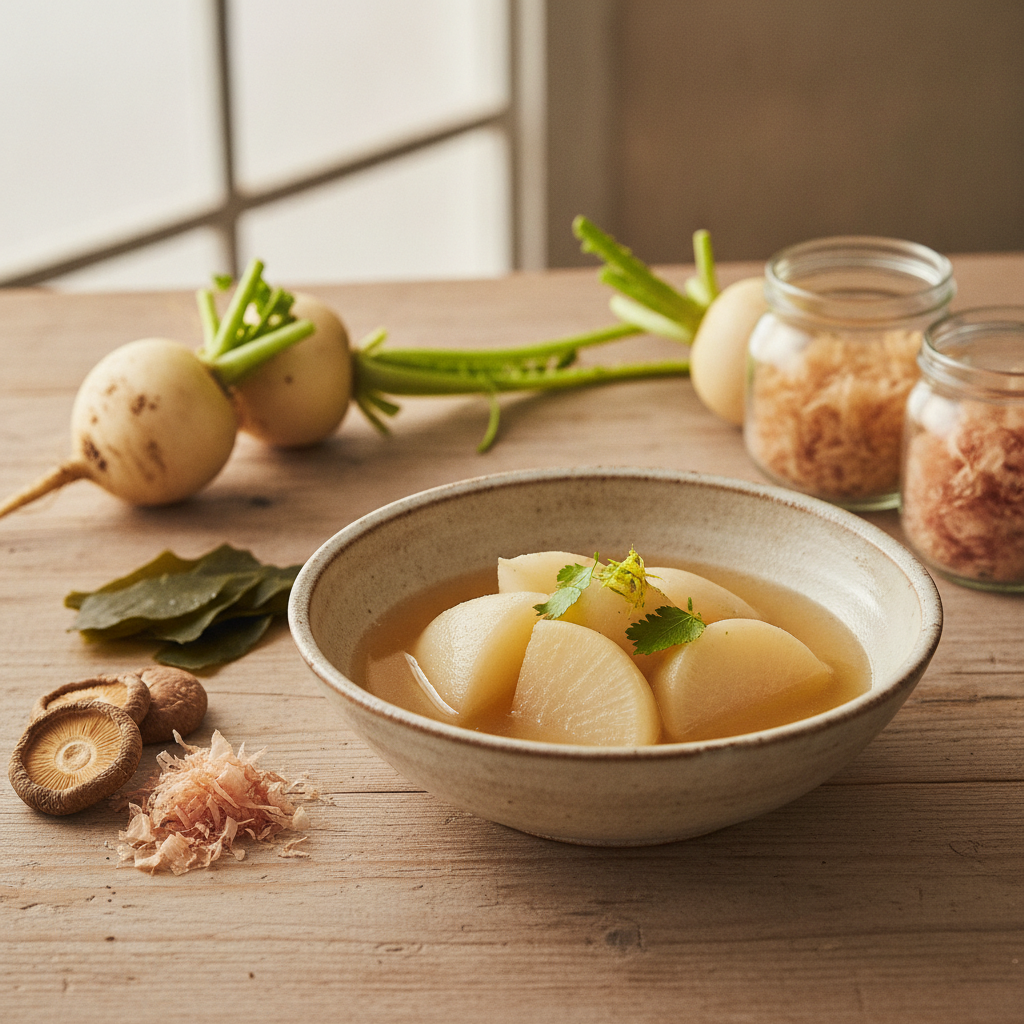 からだのはなし#97　かぶの、とろとろ煮浸し