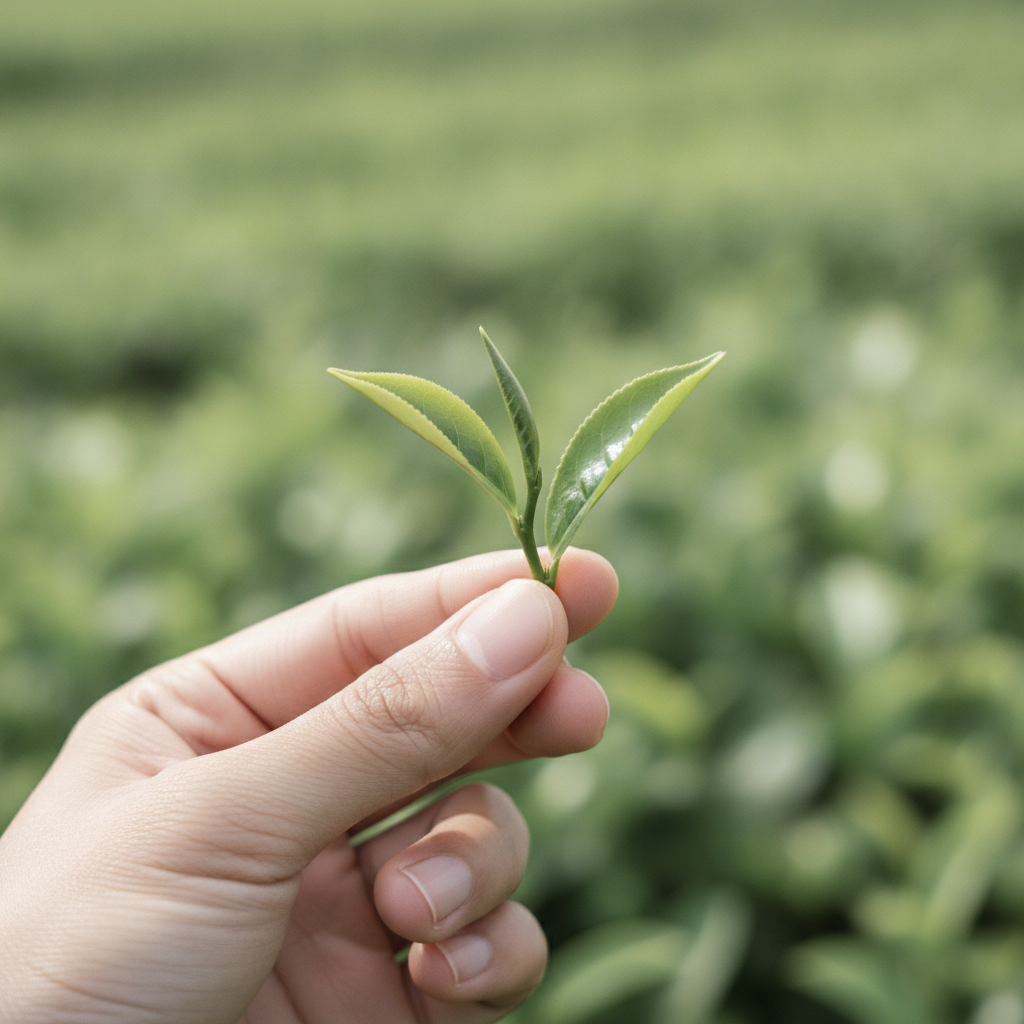 手摘みで収穫されるケニアの茶葉