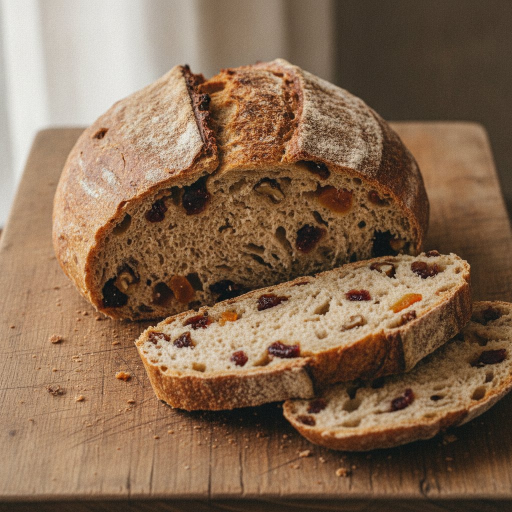 くるみとドライフルーツのパン