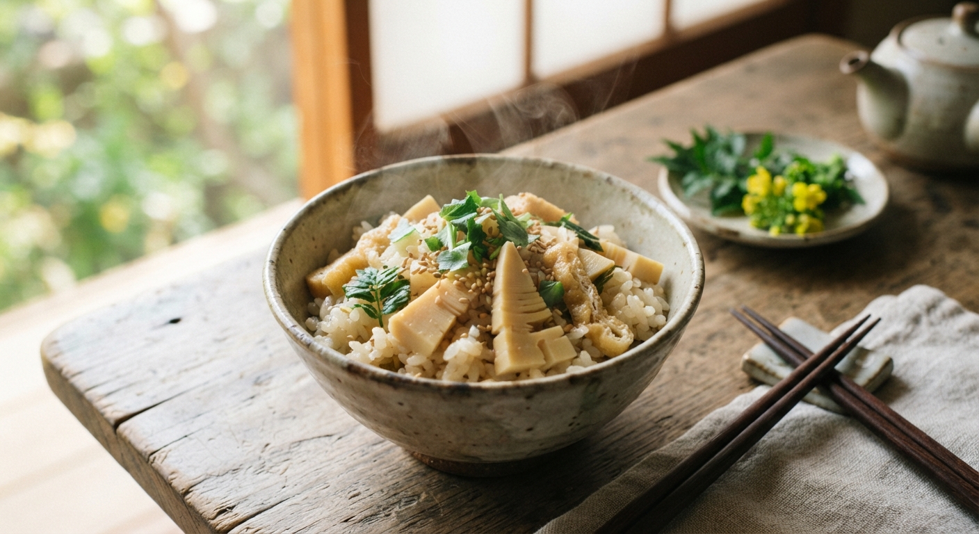 とれたてめし#12　春の山菜と筍のごちそうごはん