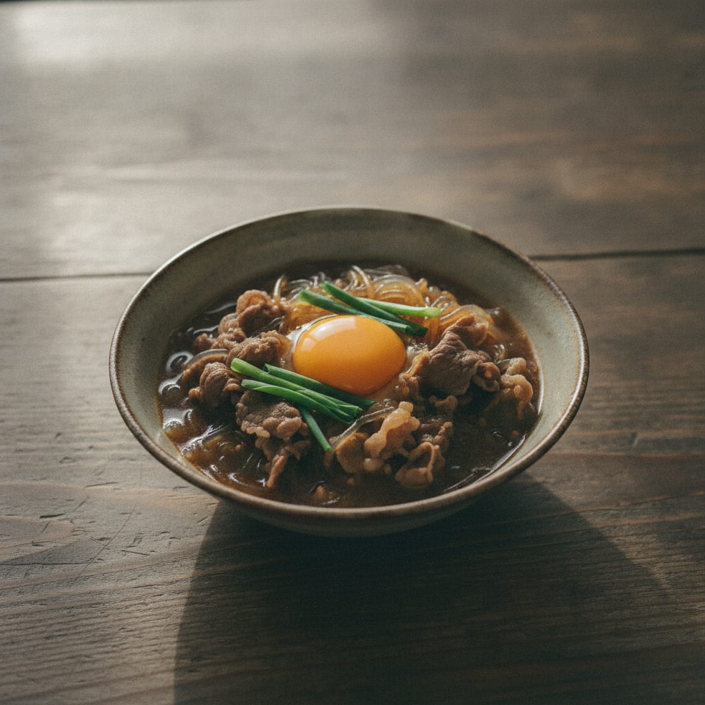 千屋牛のすき焼き風煮