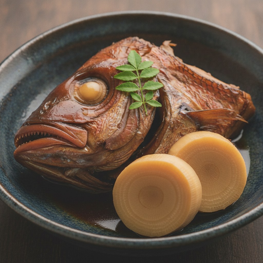 金目鯛の兜煮