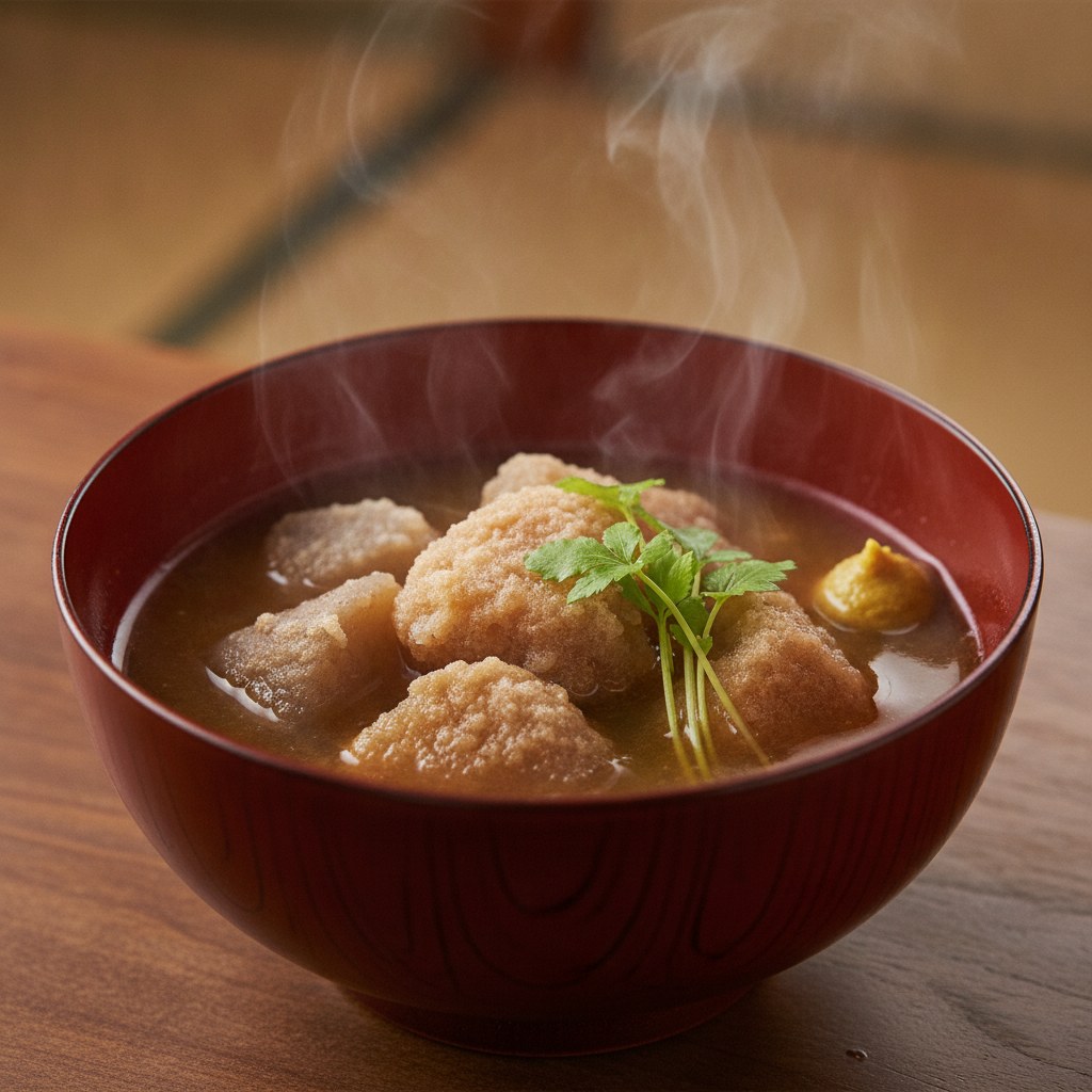 里芋と麩の治部煮